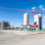Quarry Park Building C steel erection