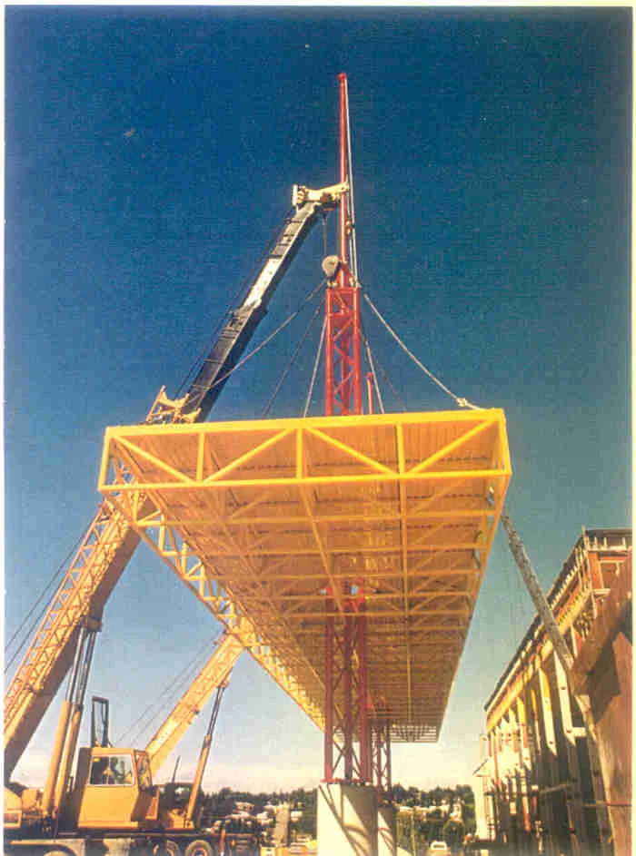 Superstore canopy steel, Calgary, AB