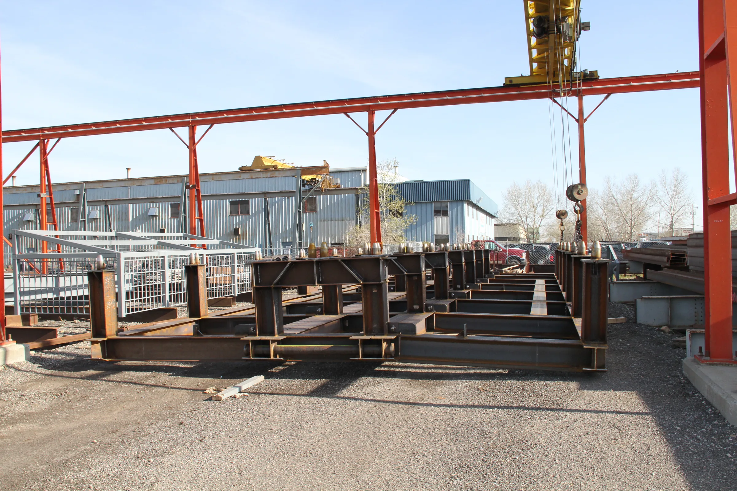 Pipe module and compressor skid fabrication