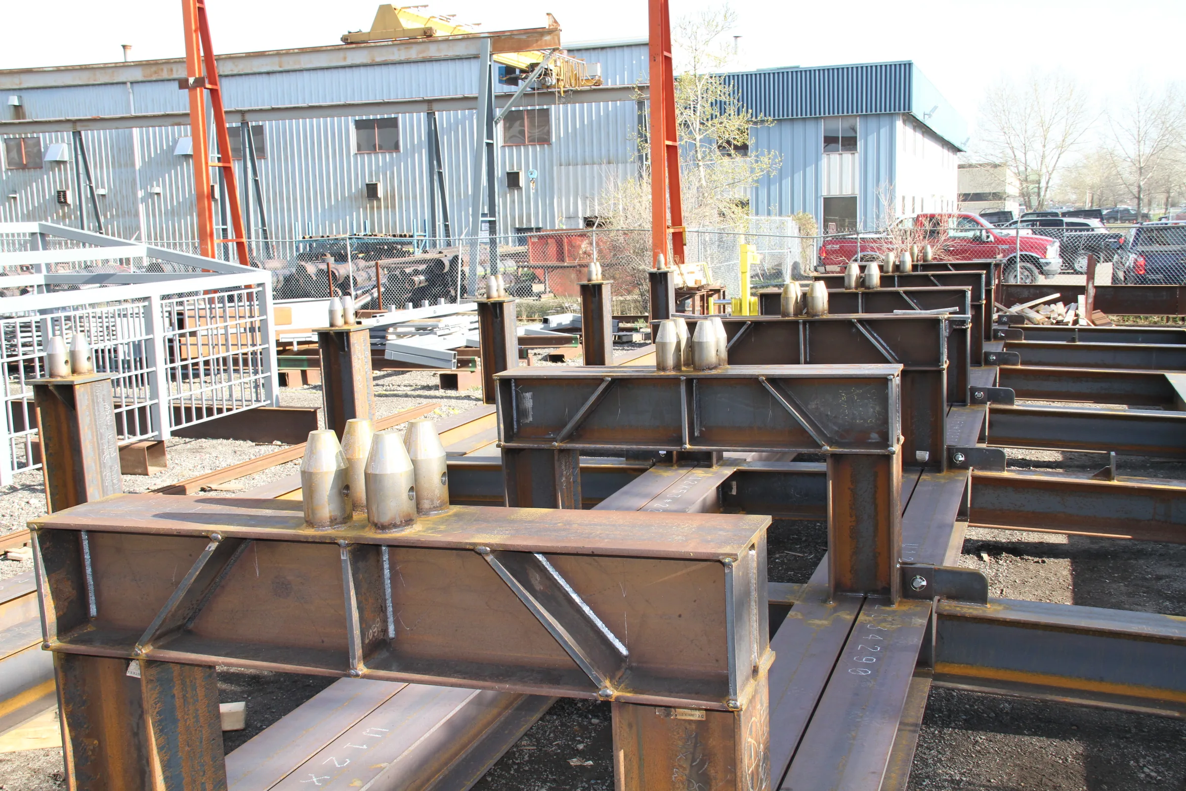 Compressor skid fabrication