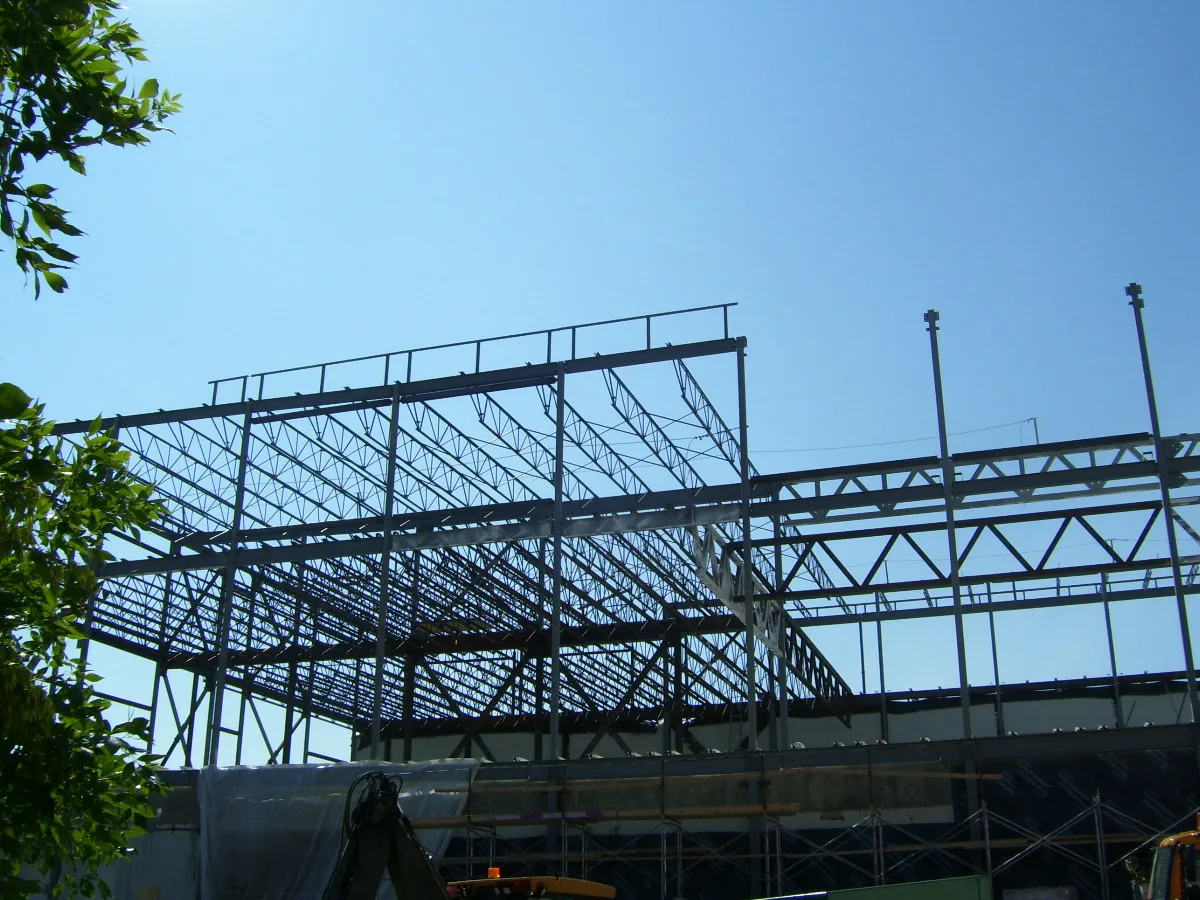 Winter Club truss framing