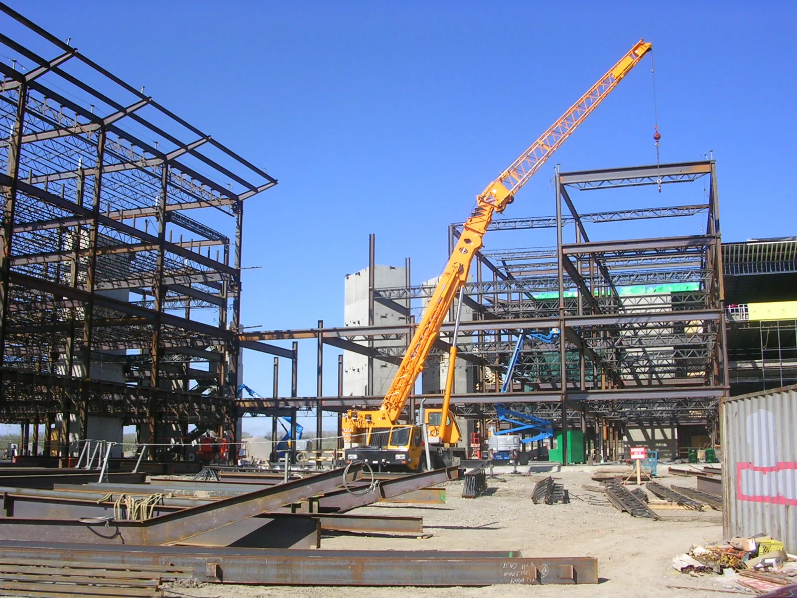 Structural steel erection