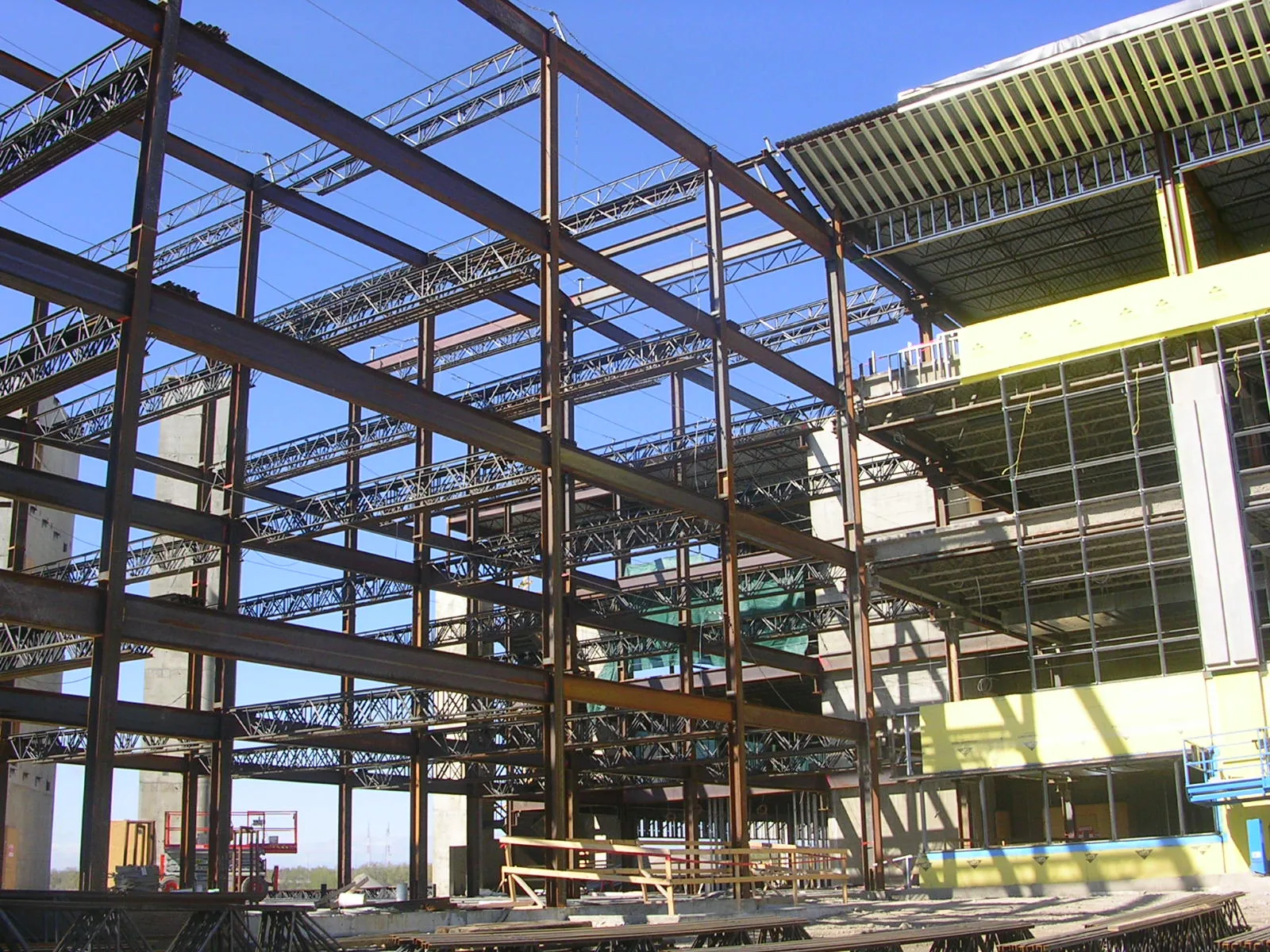 Structural steel framing